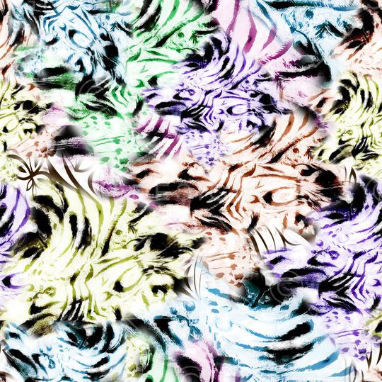 抽象印花华亿平台图片