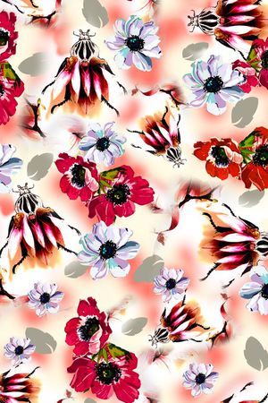 手绘印花华亿平台图片