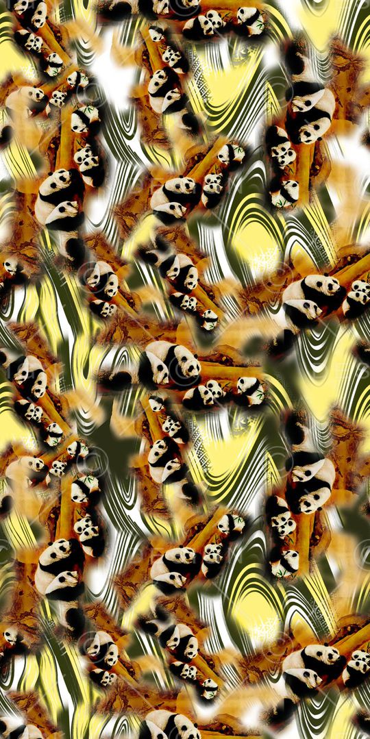 熊猫印花华亿平台图片