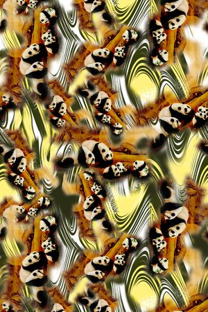 熊猫印花华亿平台图片