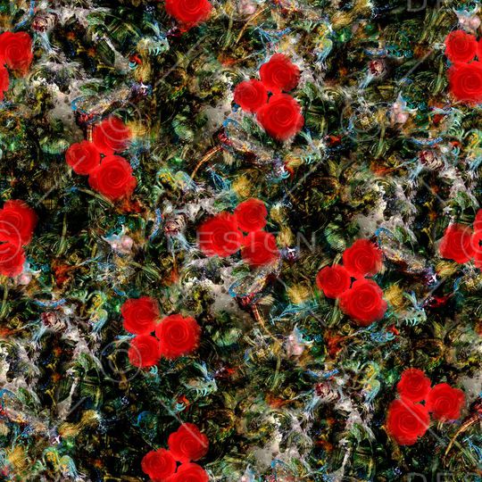 玫瑰印花华亿平台图片