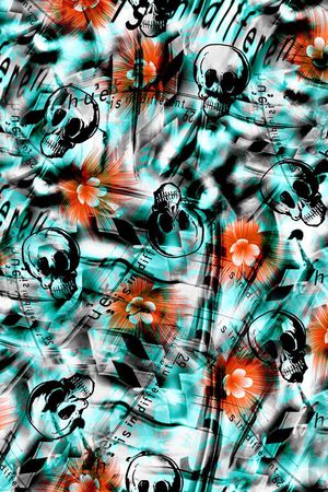 抽象印花华亿平台图片