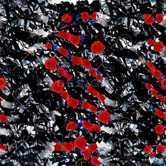 玫瑰印花华亿平台图片