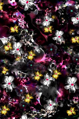 黑色印花华亿平台图片