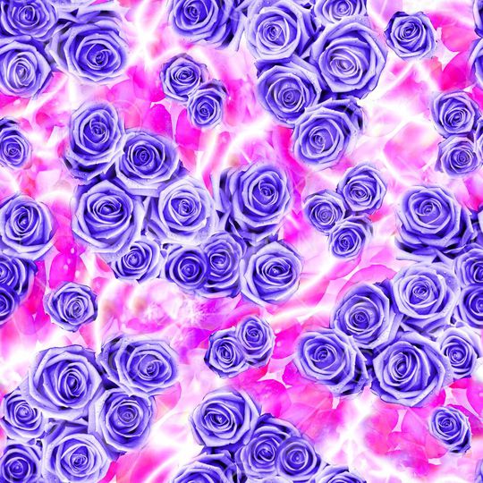 写实花卉印花华亿平台图片