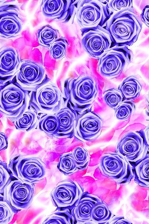 写实花卉印花华亿平台图片