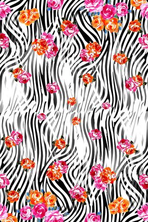 条纹印花华亿平台图片