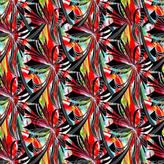 四方连续印花华亿平台图片