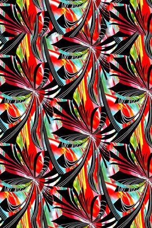 四方连续印花华亿平台图片