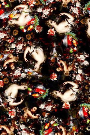 油画风格印花华亿平台图片