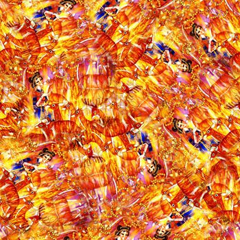 178189-名族少女与鹿