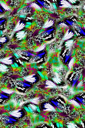 羽毛印花华亿平台图片