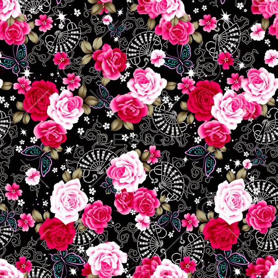 蝴蝶印花华亿平台图片