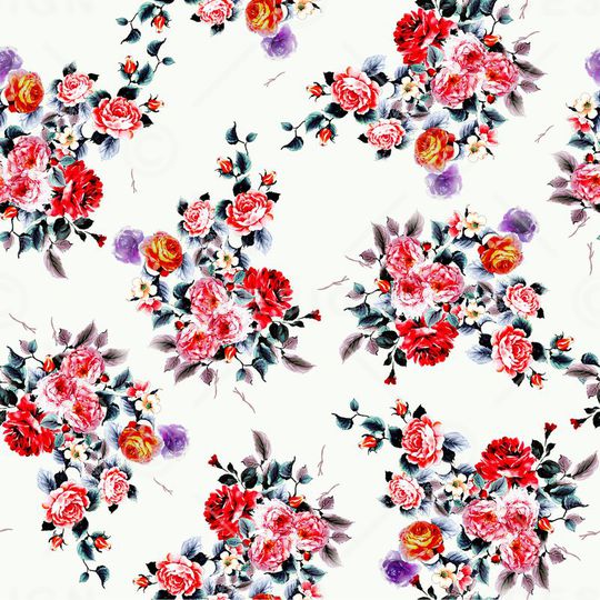 花朵印花华亿平台图片