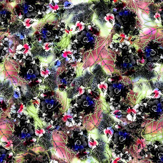 羽毛印花华亿平台图片