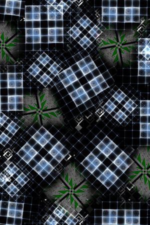 格子印花华亿平台图片