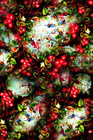 绚丽印花华亿平台图片