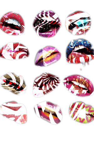 抽象印花华亿平台图片