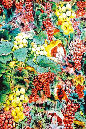 葡萄印花华亿平台图片