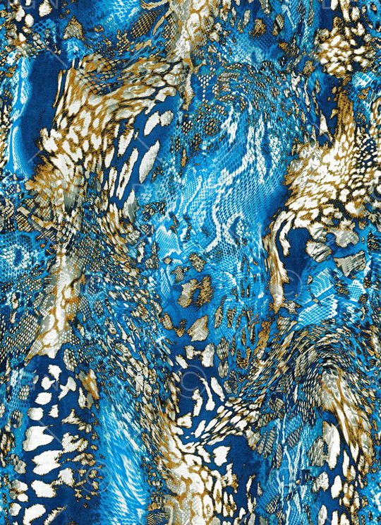 动物纹印花华亿平台图片