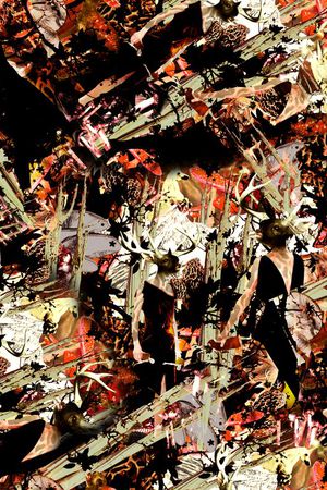 抽象印花华亿平台图片