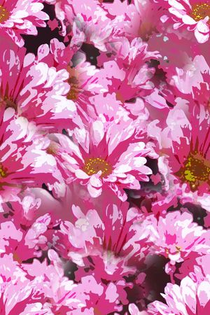 菊花印花华亿平台图片