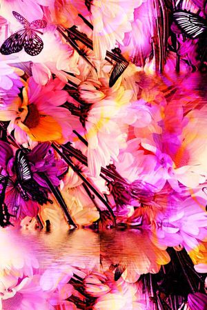 手绘印花华亿平台图片