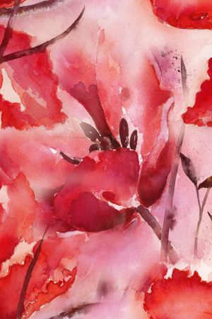 水彩印花华亿平台图片