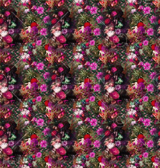 油画花卉印花华亿平台图片