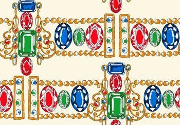 196729-链条宝石项链花