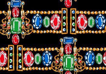 196730-链条宝石项链花