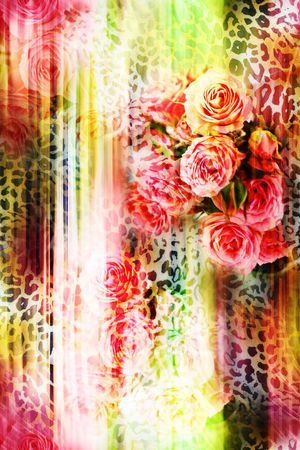 动物纹印花华亿平台图片