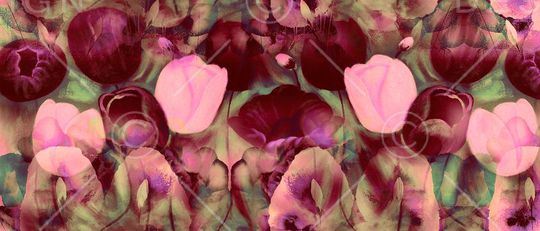 郁金香印花华亿平台图片