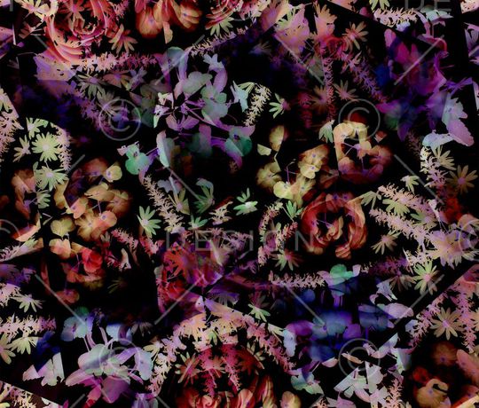 花剪影印花华亿平台图片