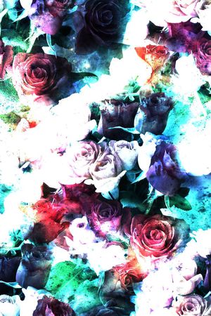 斑驳肌理印花华亿平台图片