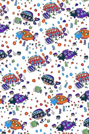 鱼印花华亿平台图片