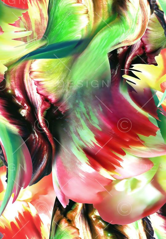 抽象印花华亿平台图片