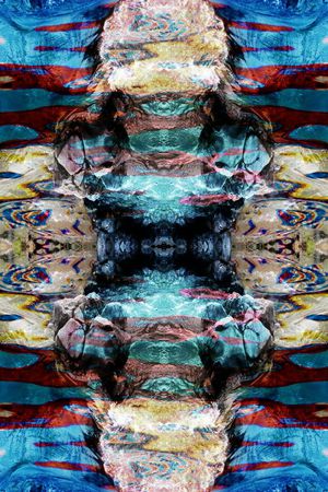 抽象印花华亿平台图片