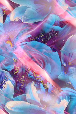 色彩斑斓印花华亿平台图片