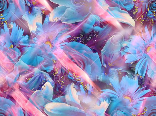 色彩斑斓印花华亿平台图片