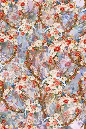 花环印花华亿平台图片