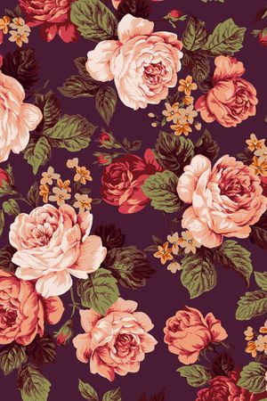 复古印花华亿平台图片