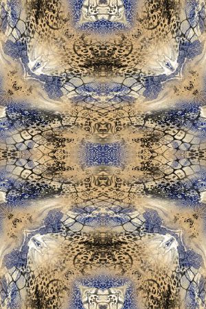 动物纹印花华亿平台图片