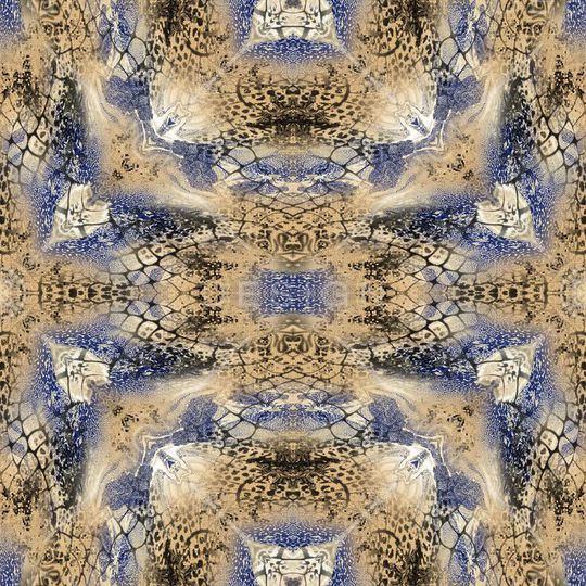 动物纹印花华亿平台图片