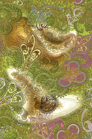 宫廷风印花华亿平台图片