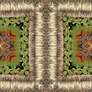 宫廷风印花华亿平台图片