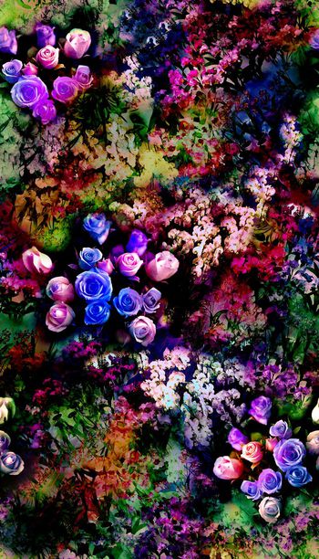 208517-水彩玫瑰花小花