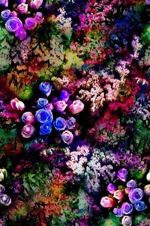 水彩印花华亿平台图片