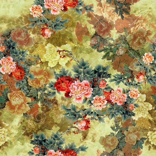 复古印花华亿平台图片