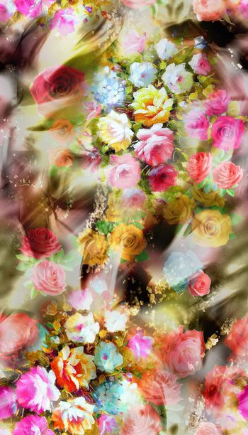 209363-光影油画花牡丹